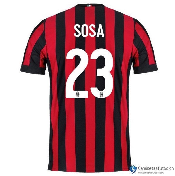 Camiseta Milan Primera equipo Sosa 2017-18